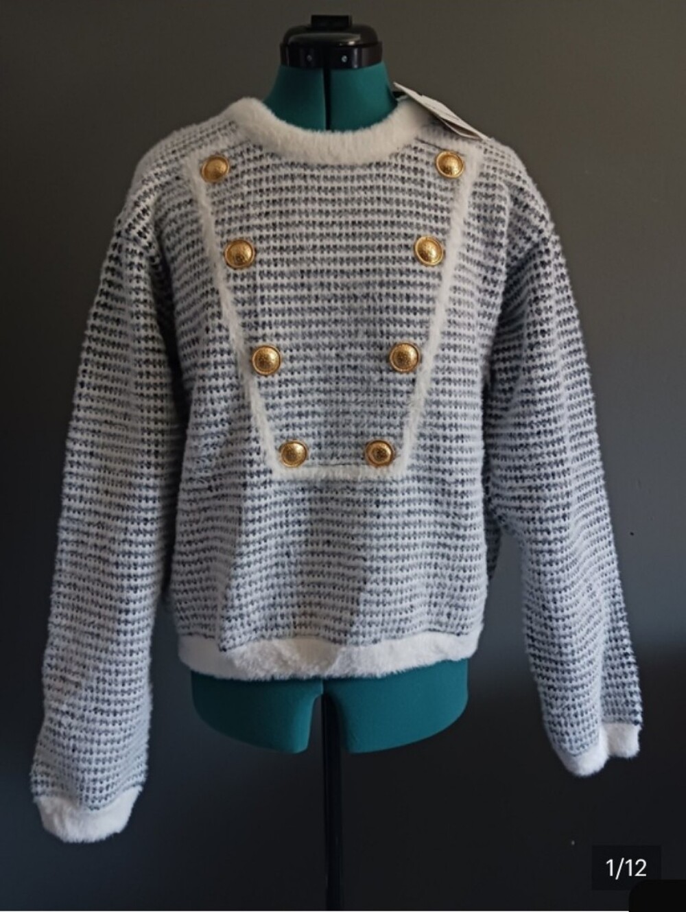 NWT Nocturne Cozy Crewneck Sweater Size XL